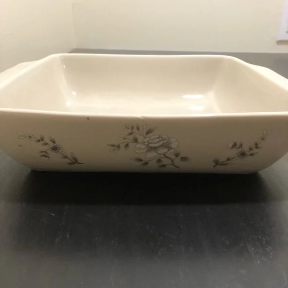 Vintage square stoneware baking dish Southampton - Picture 8 of 9